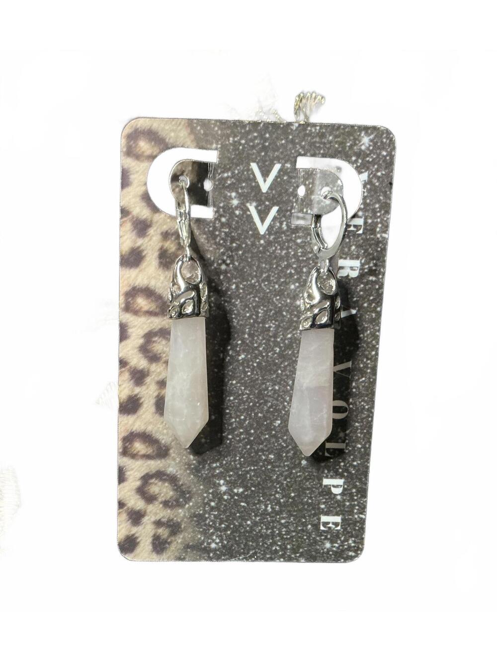 # Rose Quartz Earrings
